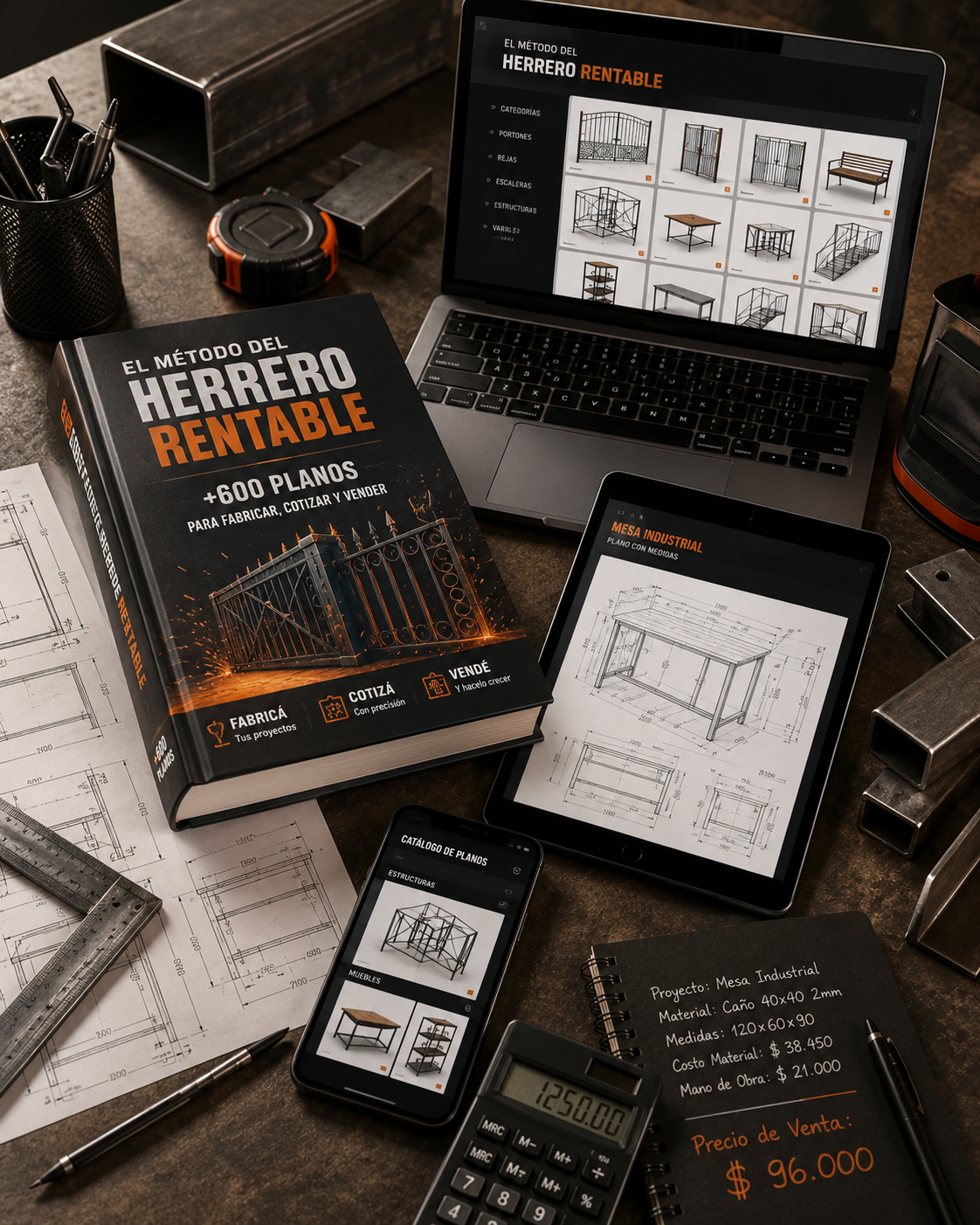 PLANOS DE HERRERIA + 7 BONUS DE REGALO